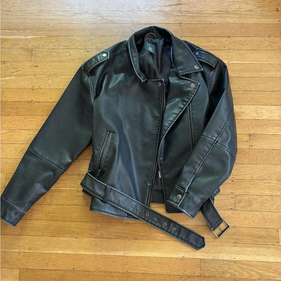 wild fable Other - Faux Leather Moto Jacket—Slouchy & Cool